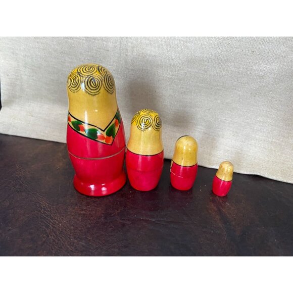 4 new Russian Nesting dolls Vintage from 1970s - Picture 2 of 4